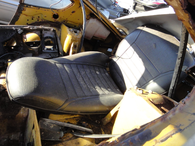 I found random parts from this car in the trunks of 2 nearby cars too.